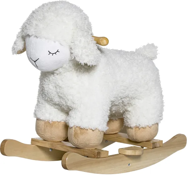 Mini, Keinuhevonen, Lammas, Polyesteri, Pyökki
