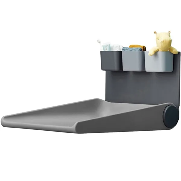 Leander Wally Seinään Kiinnitettävä Hoitopöytä Dusty Grey